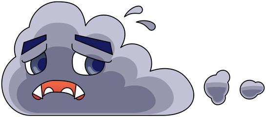 逃げる雨雲のキャラクター