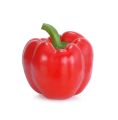 sweet bell peppers isolated on white background.