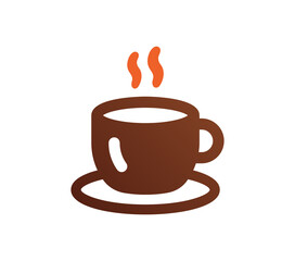 Cup of coffee icon vector