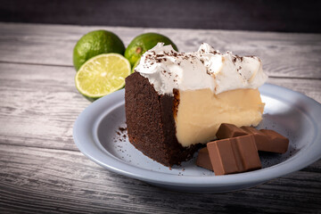 slice of lemon pie