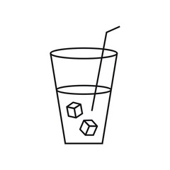 Ice tea icon design. vector illustration