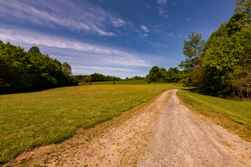 road in the countryside