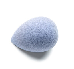 Makeup sponge on white background
