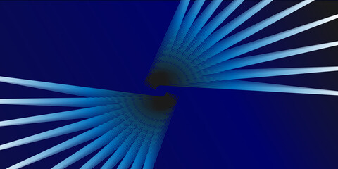 Naklejka premium abstract blue background with lines