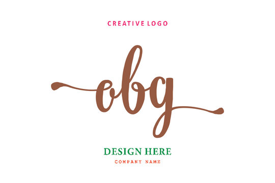 OBG lettering logo is simple, easy to understand and authoritative