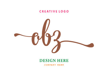 OBZ lettering logo is simple, easy to understand and authoritative