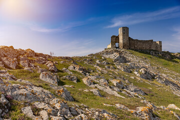 Enisala Fortress. Important historical landmark