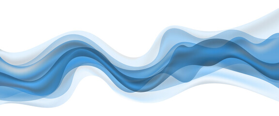 Abstract Wave shape lines flow