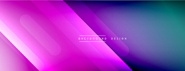 Dynamic lines abstract background. 3D shadow effects and fluid gradients. Modern overlapping forms