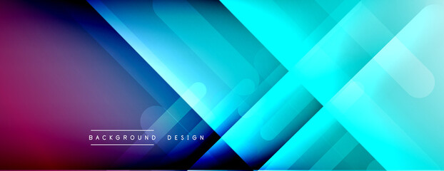 Obraz premium Dynamic lines abstract background. 3D shadow effects and fluid gradients. Modern overlapping forms