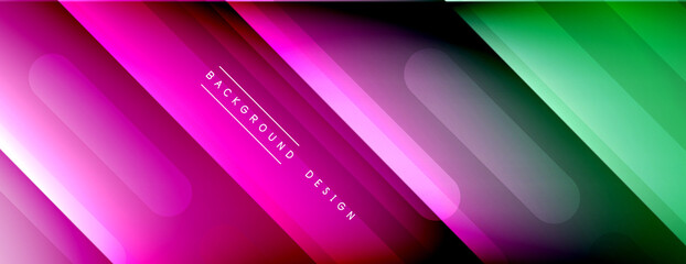 Dynamic lines abstract background. 3D shadow effects and fluid gradients. Modern overlapping forms