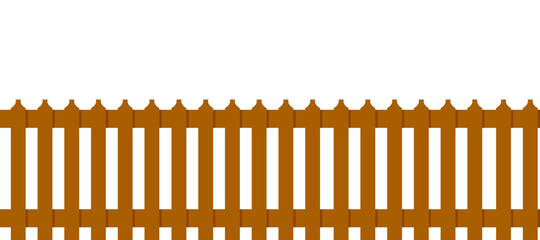 Brown wooden fence