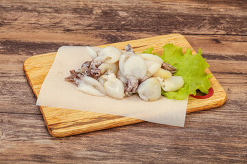 Raw seafood - cuttlefish for cooking