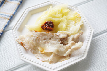 キャベツと豚しゃぶ