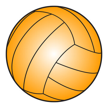 ball volleyball vector illustration,isolated on white background