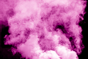 Pink smoke as an abstract background.