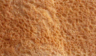 Fresh crusty bread as background.