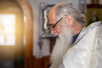 An old Orthodox priest.