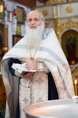  An old Orthodox priest.