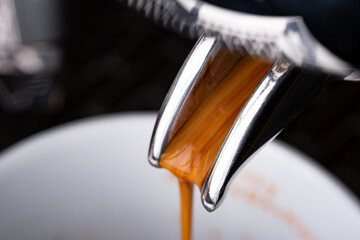 Italian espresso closeup