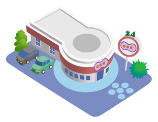 スマートシティを構成する建物のイラスト バリエーション有り Wall Mural Robinfixx スマートシティを構成する建物のイラスト バリエーション有り Wall Mural Robinfixx