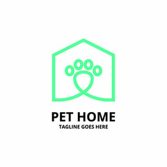 pet home logo template