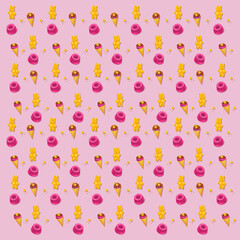 jelly bear pattern