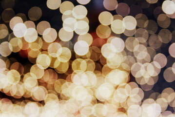 Blurry backgrounds, colorful circles of light abstract background