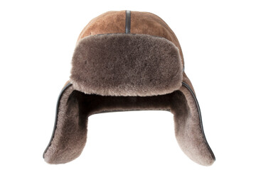 Fur hat isolated