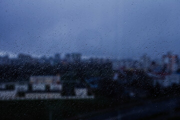 Raindrops on a window texture