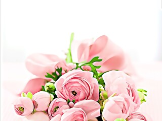 Obraz na płótnie Canvas Pink Bouquet