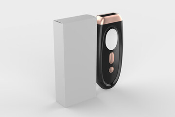 Obraz premium Electric Shaver Women's Hair Removal. Ladies Razor for Legs, Bikini Area, Facial, Body Hair Trimmer Cordless USB Rechargeable Painless Shaver. 3d illustration