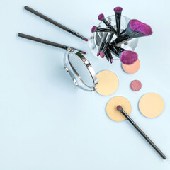 Cosmetic background and free space for your decoration 