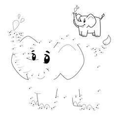 Dot to dot games for children