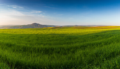 Fototapeta na wymiar Sunset in the mountains of Azerbaijan