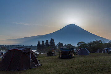 田貫湖春のダイヤモンド富士