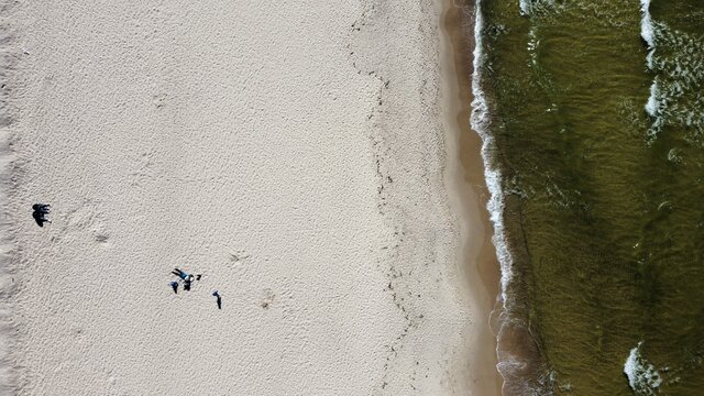 pusta plaża Świnoujście