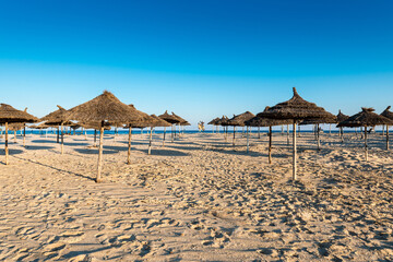 Tunisia sunny beach in northern Africa