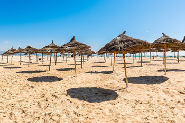 Tunisia sunny beach in northern Africa