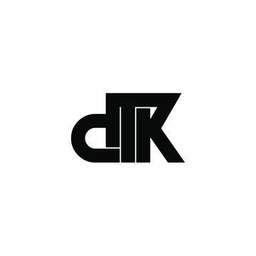 dtk letter original monogram logo design