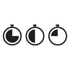 Watch icon. Time vector icon