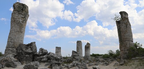 pobiti kamani also known as the stone desert, near varna, bulgaria