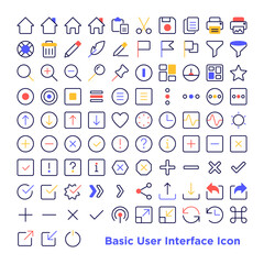 Basic User Interface Icons