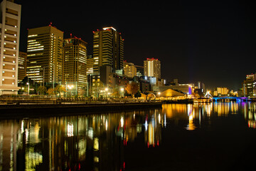 Obraz premium 天王洲アイルの夜景