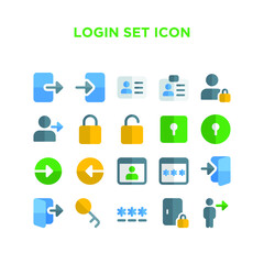 Login Set Icons