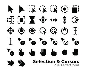 Selection and Cursors Icons