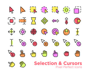 Selection and Cursors Icons