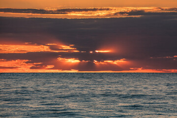 sonnenuntergang am meer