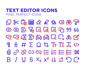 Text Editor Icons
