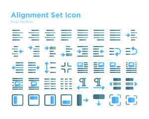 Alignment Set Icon